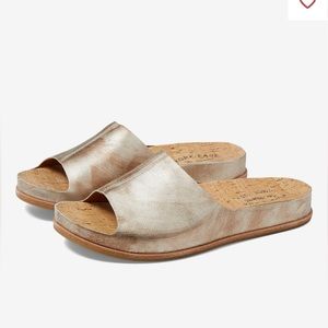 Kork Ease Tutsi slide Light Gold